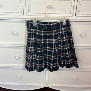 plaid hollister skirt
